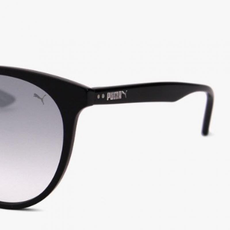 Puma Pu0158sk 001 Круглые комбинированные очки в роговой оправе, легкие, с азиатской посадкой, зеркальные солнцезащитные очки