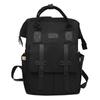Nylon Middle School Student Schoolbag Waterproof Solid Color Backpack Large Capacity