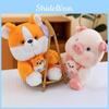 Toy Plush Animal Cartoon Fox Corgi Stuffed Doll Girl Children Birthday Gift