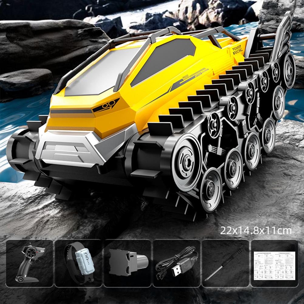 Радиоуправляемая машина для детей 2,4G Пульт управления Гусеничный внедорожник Электрическая бронированная машина Игрушки Подарки на день рождения для мальчиков и девочек