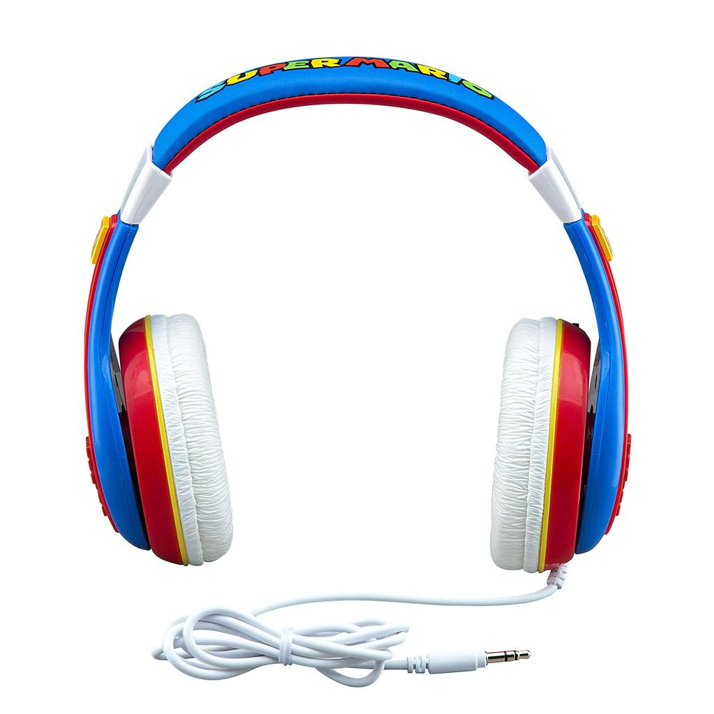 Наушники eKids Детские наушники Super Mario Музыкальные детские детские наушники Персонаж Марио с функцией ограничения громкости KIDdesigns