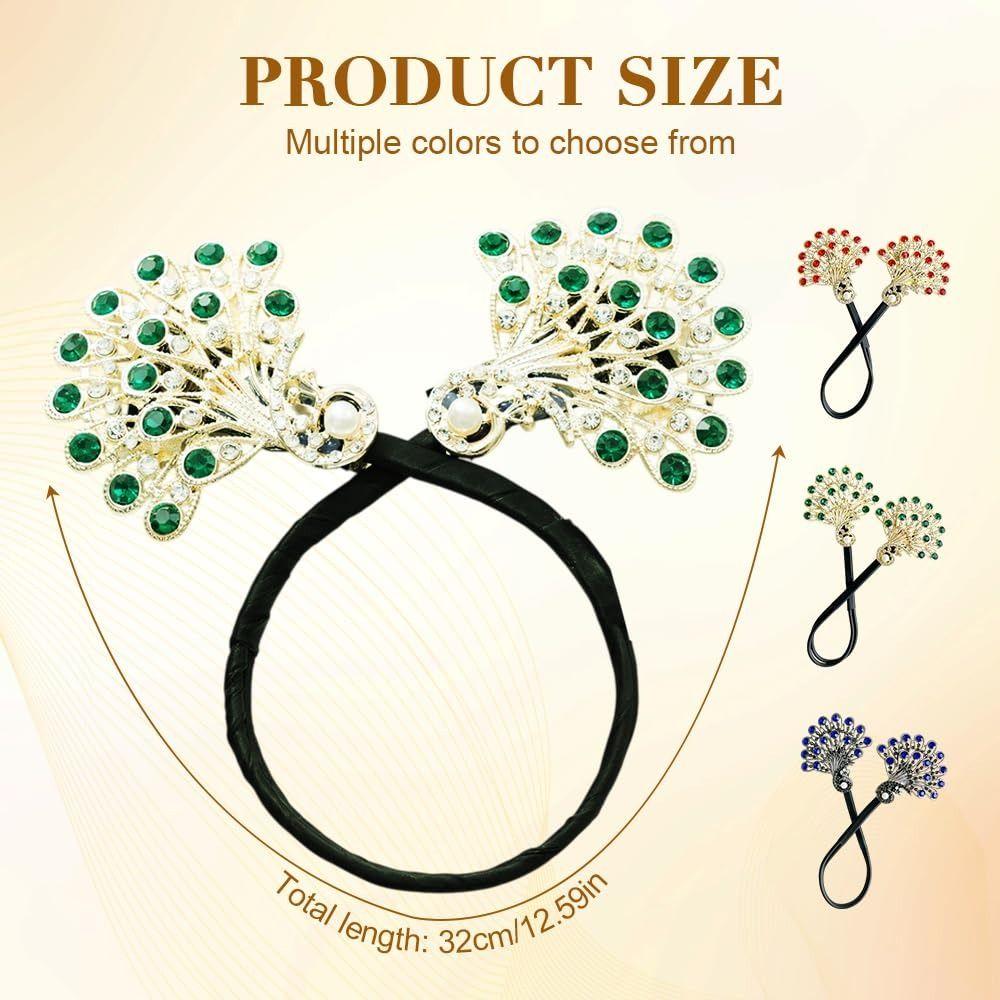 Головной убор Прическа Твист Форма павлина Твистер для волос Элегантная заколка Женщины