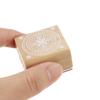 New Vintage DIY Craft Wooden Scrapbooking Square Floral Stamps Rubber