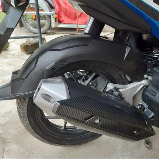 Крышка выхлопной трубы мотоцикла для Click 150/125 Теплоизоляция Универсальная Накладка Защита Элементы Модификации Запасные части