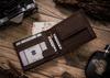 Large men's leather wallet - Always Wild