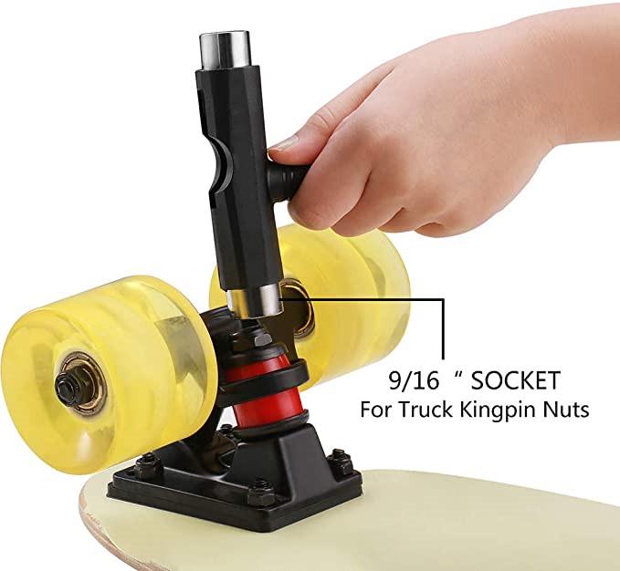 (Отличный дом)Универсальные инструменты для скейтборда, многофункциональный портативный аксессуар для инструментов T для скейтборда