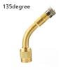 Brass 45/135 Degree Car Bike Tyre Valve Tube Tire Repair Tools Tire Stem Extender Extension Adaptor