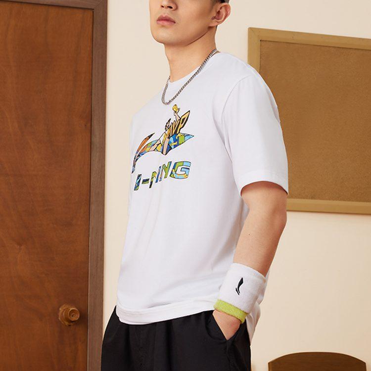 Футболка Li Ning Sports Life Collection Мужская Стандартная Белая AHST567-1