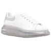 (WMNS) Alexander McQueen Leather Larry Oversized Sneakers 'White Iridescent' Women's 611698WIB9U9620