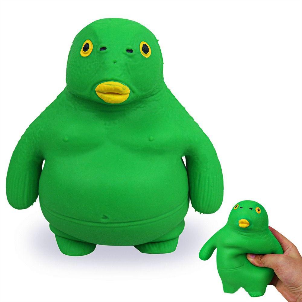 Fish Big Giant Animals Toys Spongy Squeeze Green Fish Fidget Green Fish Green Head Fish Squeeze Toy