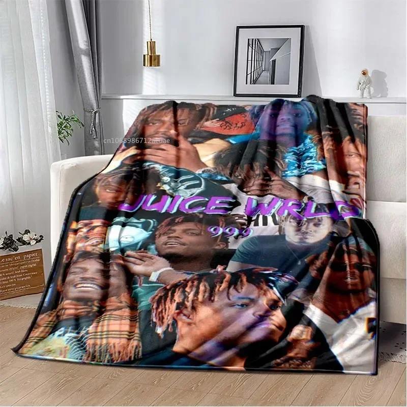 Альбом Rapper Juice Wrld 999 одеяло постер с художественным принтом фланелевое одеяло мягкое покрывало для дивана согревающий чехол подарок для меломанов