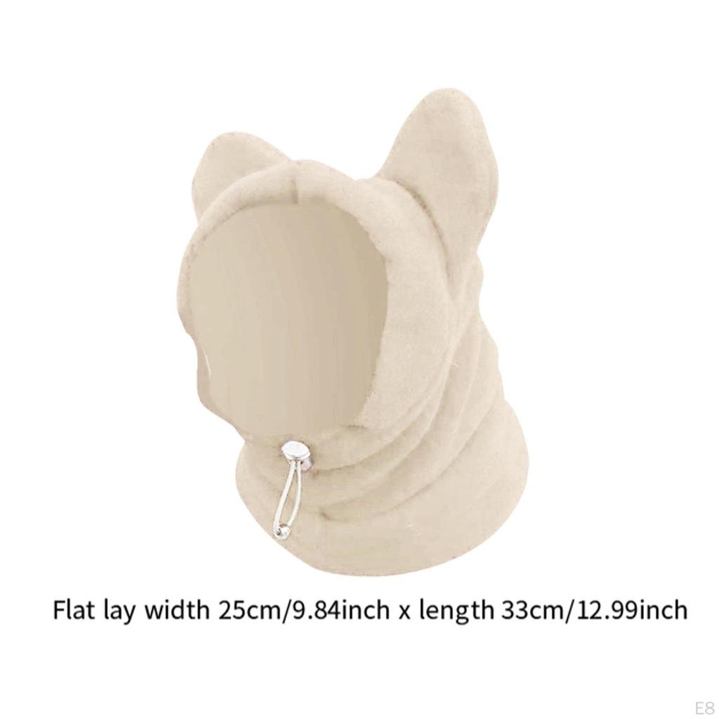 Костюм с регулируемой одеждой, ветрозащитная теплая толстовка с капюшоном для домашних животных, маленьких животных, щенков, котят, для улицы