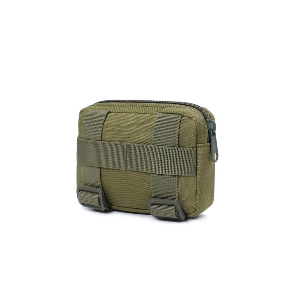 Двухслойная EDC сумка Мужская Тактическая поясная сумка на ремне Molle Нейлоновая поясная сумка-кошелек Аксессуары для кемпинга и охоты Утилитарная сумка