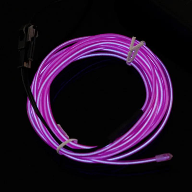 1M/2M/3M/4M/5M Flexible Neon Light EL Wire Led Neon Dan Party Atmosphere Decor Lamp RopeTube Waterproof Multicolor Led Strip
