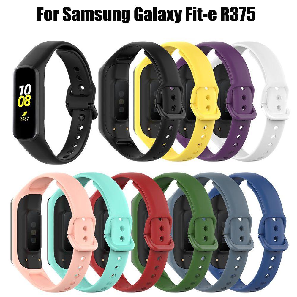 Силиконовый спортивный ремешок для часов для Samsung Galaxy Fit-e R375 Мягкий регулируемый ремешок для часов Сменный браслет Fit E Loop Резиновый браслет для умных часов