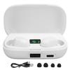 CV‑10 TWS Беспроводная бинауральная стерео Bluetooth-гарнитура Hi-Fi Наушники-вкладыши для музыки, спортаБелый