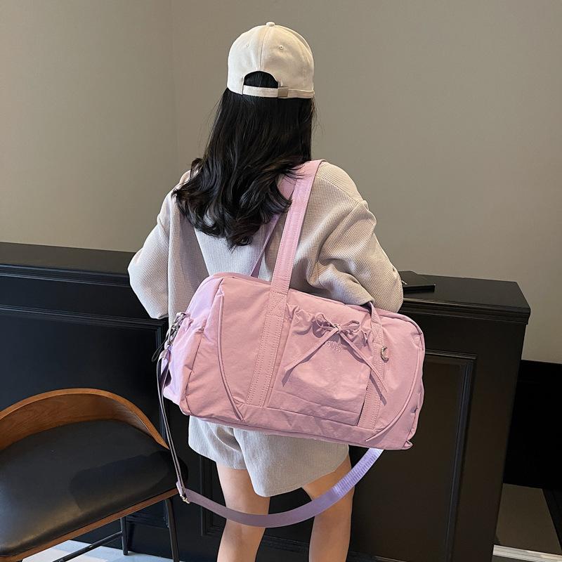 New outdoor travel bag, Korean version, simple large-capacity hand luggage bag, sports and fitness storage bag