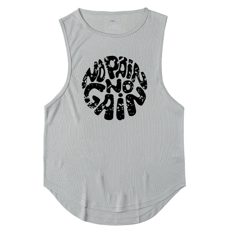 Летняя майка для спортзала, мужская футболка из лавсана для бодибилдинга, фитнеса, без рукавов, тренировочная одежда, мужская компрессионная спортивная одежда, жилеты для мышц