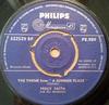 7inch Record PERCY FAITHHIS ORCHESTRA  Theme From a Summer Place PB989322529BF PHILIPS 1959 UK Pop Used