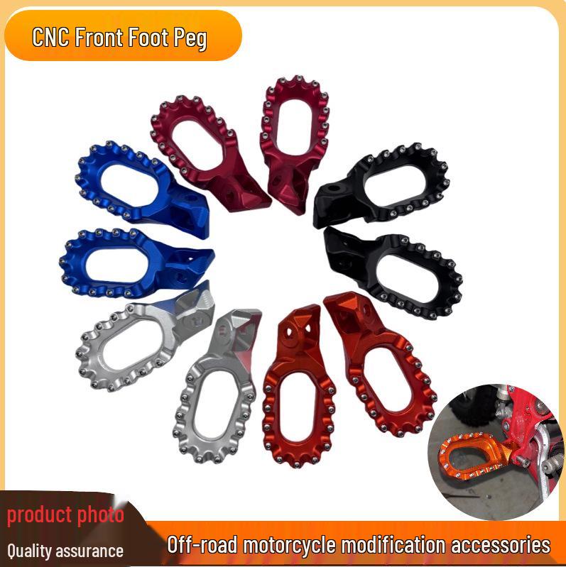 Compatible CNC Aluminum Rearset Footpegs for KTM Hengjian Z300 and Ke Weisi K23AJ1 Models.