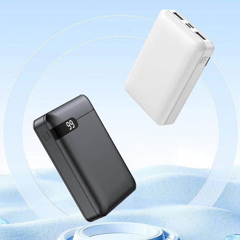 Мини-портативный аккумулятор емкостью 10000 мАч со светодиодным дисплеем, идеально подходит для путешествий, возможен индивидуальный логотип