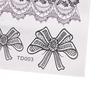 Waterproof  Tattoo Temporary Sticker On Body Leg Transfer Lace Stocking Tattoo