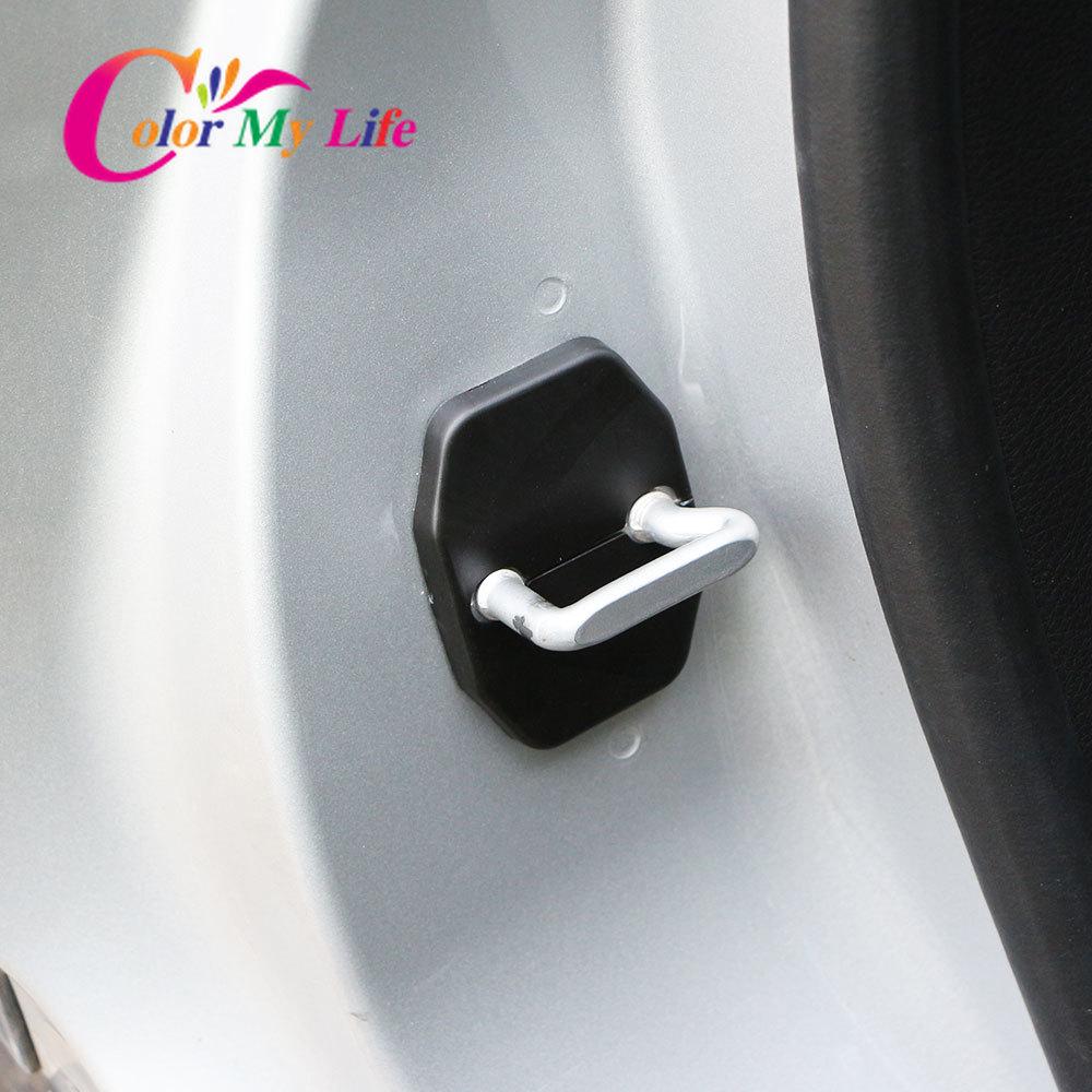 Защитная крышка автомобильного дверного замка Color My Life для Jeep Compass 2017 2018, аксессуары, чехлы для внутренних дверных замков