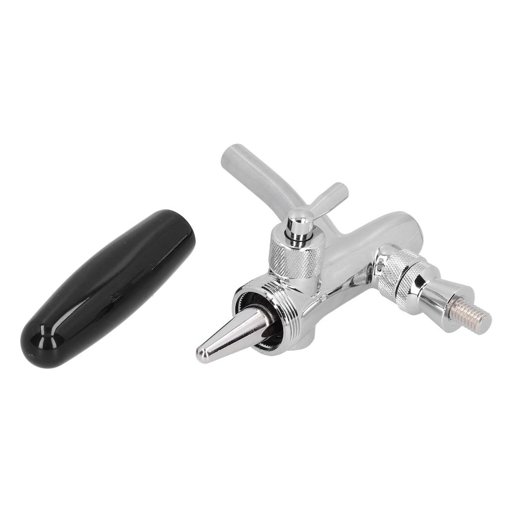 Смеситель для разливного пива с длинным хвостовиком, диспенсер для пивных бочонков из нержавеющей стали, поставки для домашнего пивоварения