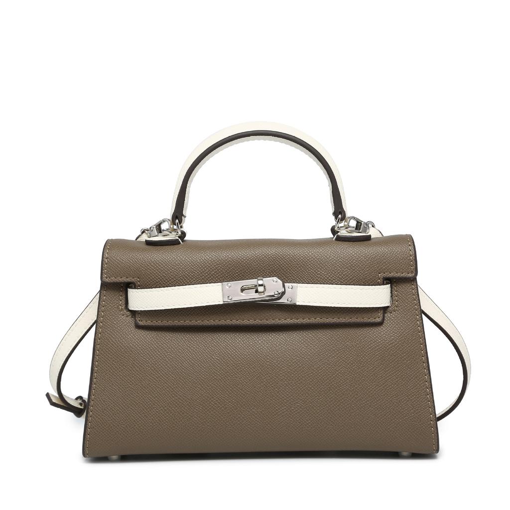 Горячая сумка второго поколения без пуха из натуральной кожи, высококлассная модная женская мини-сумка для ношения в руке, текстурная сумка-тоут