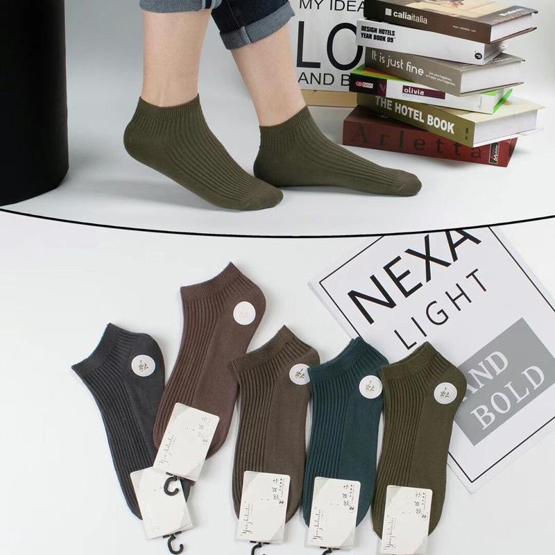 Мужские носки из хлопка, короткие носки на весну и лето, носки-лодочки, низкие мужские носки для мальчиков