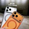 Металлический УФ эксимерный магнитный чехол для iPhone 17 Pro Max, матовая защитная накладка с покрытием soft-touch