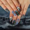 10 шт. Хэллоуин Череп Крест 3D Металлические Подвески для Нейл-арта Готический Панк Стиль Украшения Для Ногтей Аксессуары Для Маникюра DIY