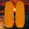 Cowhide Leather Welding Sleeves Heat Resistant Work Welding Sleeves  Welding Supplies