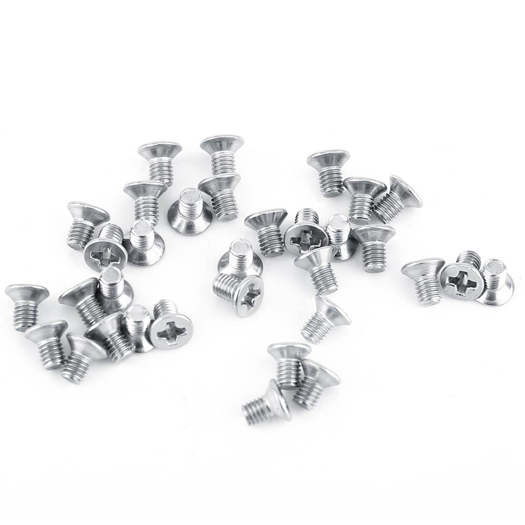 100Pcs Bag 9Types M3 Flat Head Stainless Steel SS304 Machine Countersunk Screw Bolt Fastener