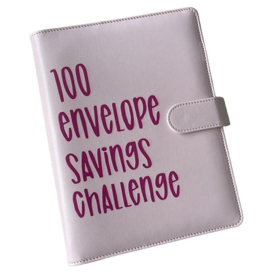 Прочный портативный переплет-переплет для конвертов на 100 конвертов. Блокнот для планирования отпуска.