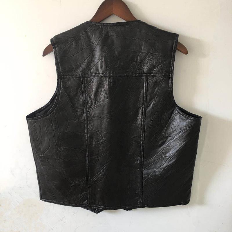 Harley Vest Кожаный жилет для верховой езды + мужской костюм + куртка + ветрозащитный чистый кожаный жилет