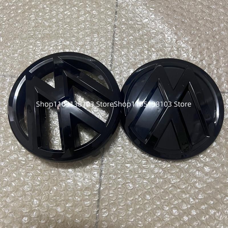 BIG1 2pcs Replacement Front and Rear part 135mm Front Emblem +130mm Rear Trunk for vw Caddy 2010 2011 2012 2014 2015 Lid Emblem Logo
