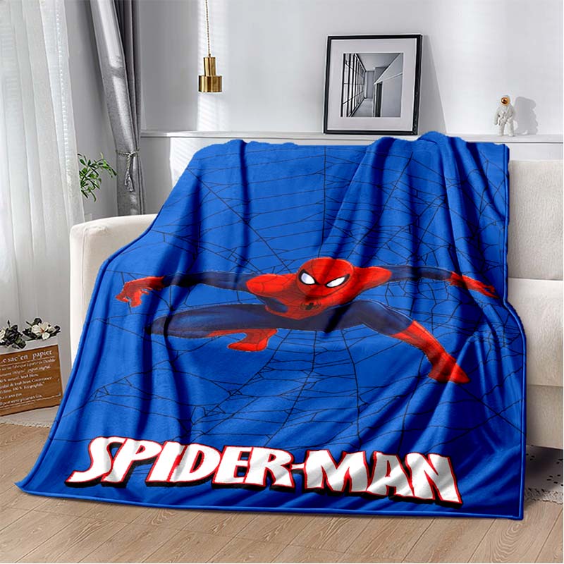 2026 New Spider-Man DIY Printed Blanket, Living Room/Bedroom Shawl, Suitable for Home, Office and Leisure Use, and Can Also Be