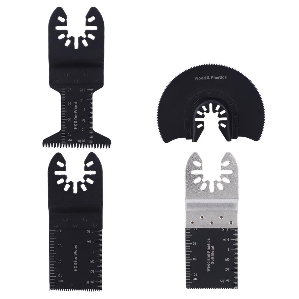 24Pcs Set Multifunctional Oscillating Blade Saw Cutting Blade for Woodworking Metal