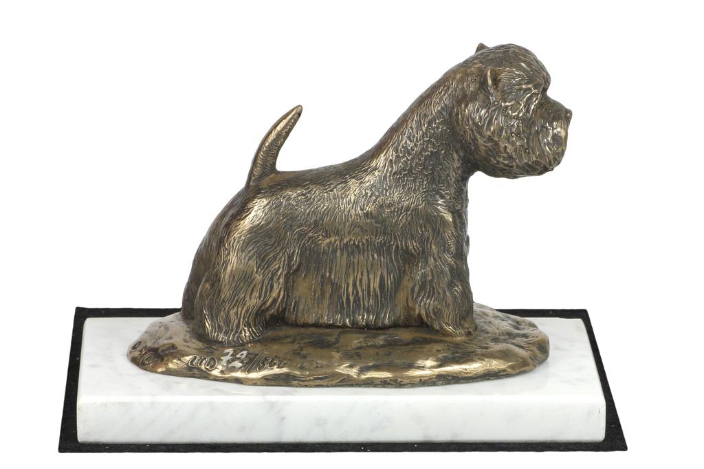 West Highland White Terrier, Westie - Statuetka Psa, Figurka Na Białym Marmurze, Trofeum Na Wystawę Psów Marki Art-Dog