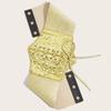 Эластичные золотые куммербунды из ПУ кожи Blingbling Корсетный пояс Аксессуары для одежды