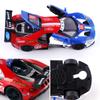 Масштаб 1/32 Ford V8 GT, литая под давлением модель автомобиля, игрушечный автомобиль с откатным механизмом, звуком и светом для детей, коллекция подарков для мальчиков и девочек