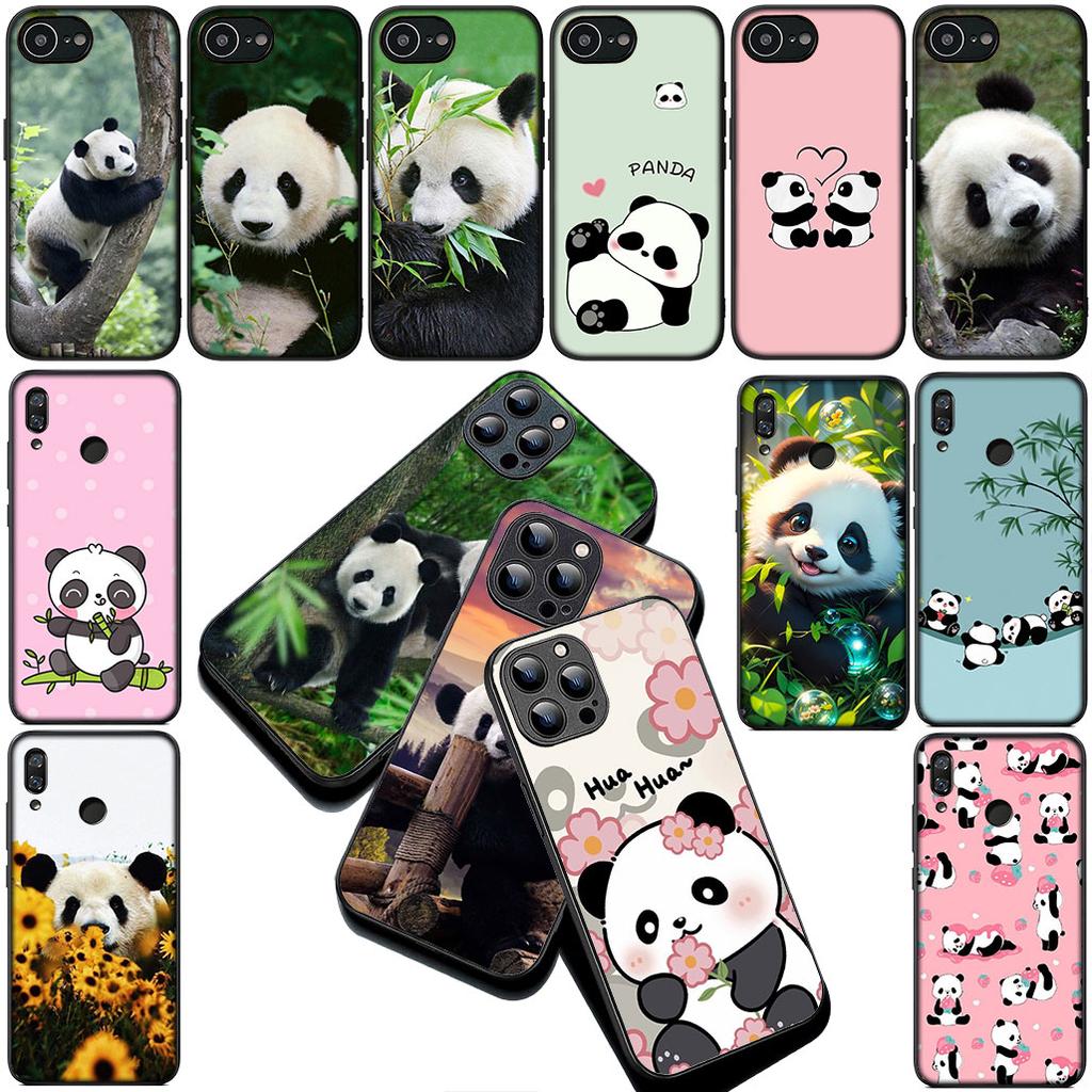 Lovely Panda Cute Silicone Cover for Xiaomi Redmi Note 12 11 10 Pro 10A 10C 12C 13C Note12 12Pro Coque Phone Case
