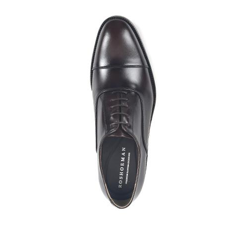 Roshoeman 8012-1 New Straight Tip Dark Brown (Wash - Red Sole)