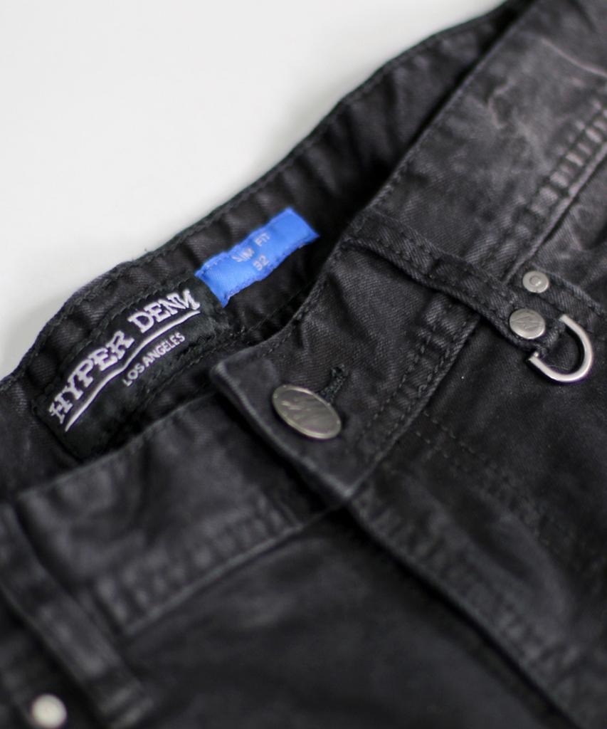 Джинсы Haipeodenim Black Gao с молнией