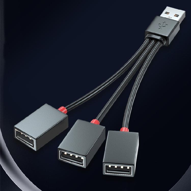 USB-разветвитель с 1 USB-папой на 3 USB-мамы, удлинитель, адаптер питания