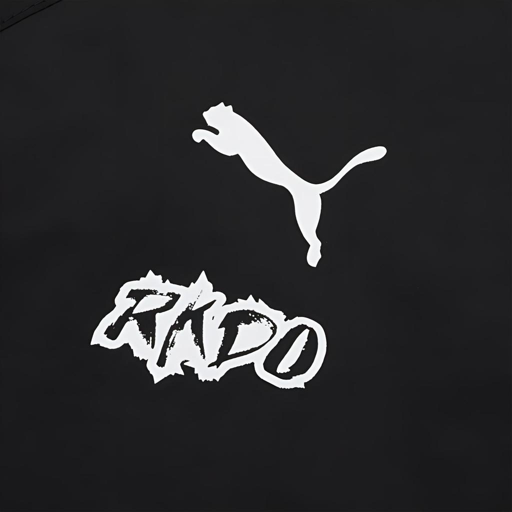 Puma Rkdo Series Bomber Jacket With Print And Ribbed Collar Men Outerwear Black 533977-01