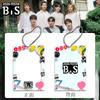 Kpop BTS 2026 FESTA Держатель для фотокарточек Брелок Акриловая рамка для карт Милый Органайзер для хранения фотокарточек айдолов Защитный кулон Фан-товары