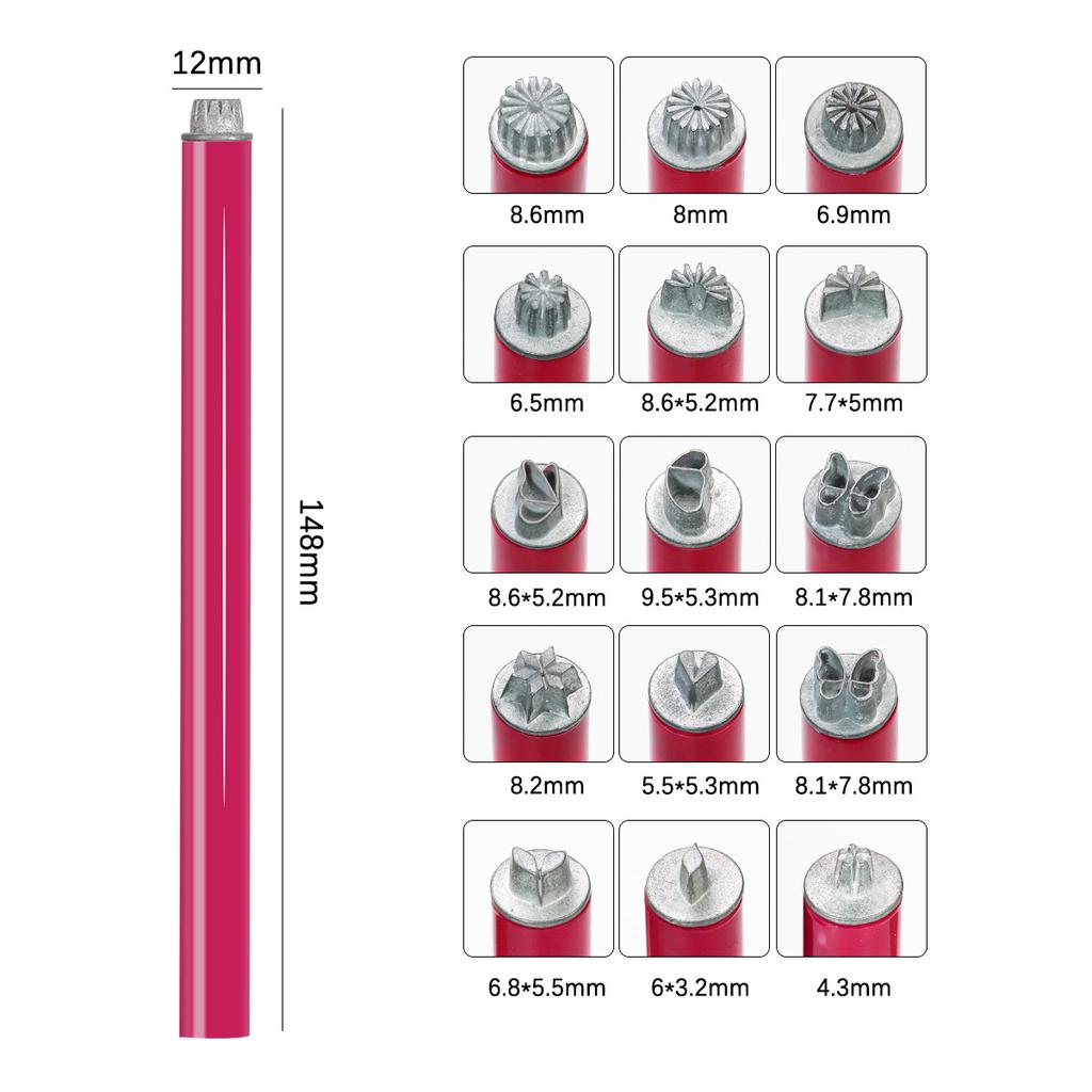 Набор из 6 ручек для дизайна ногтей, 6 предметов, ручка для дизайна ногтей, инструмент для ручки-штампа