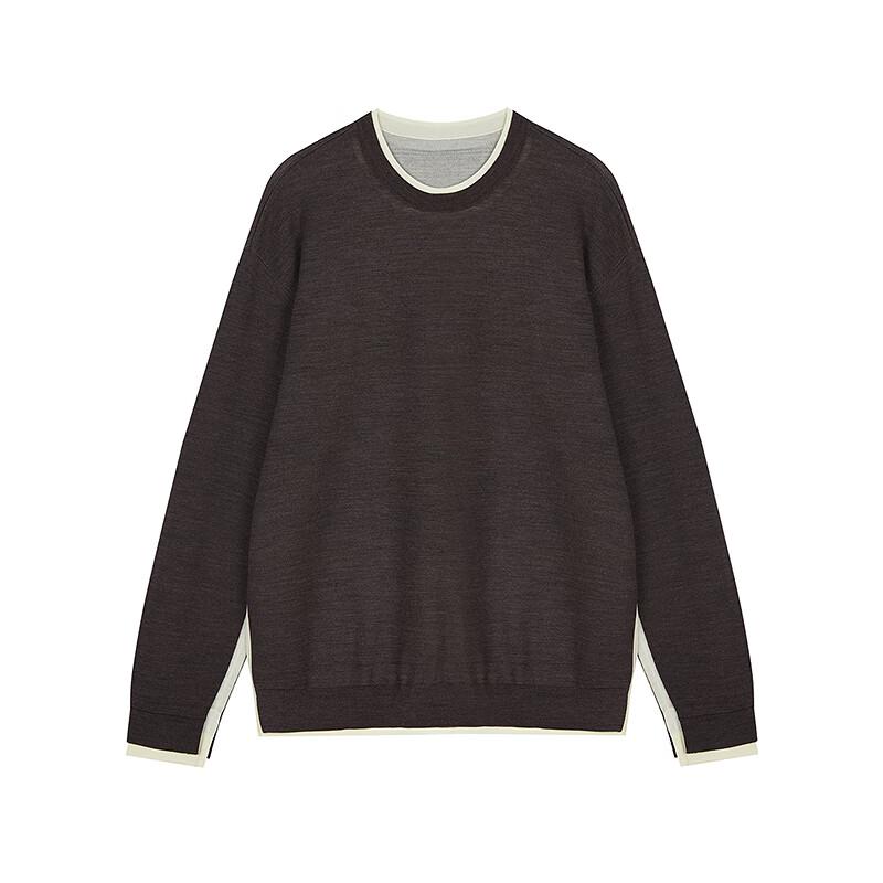 JNBY 2025 Spring New Arrival Wool Blend Knit Pullover Sweater